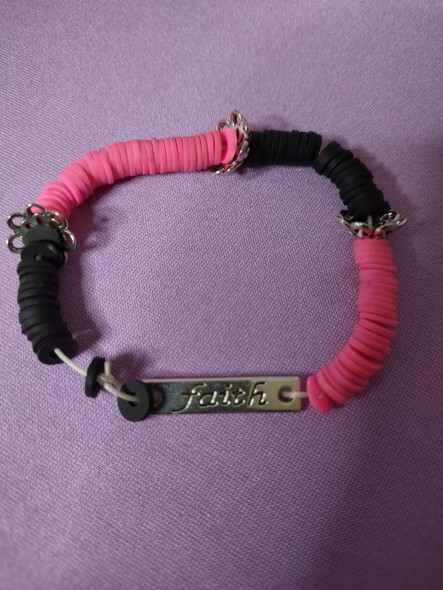 Zenspiration- Pretty in Pink Bead Bracelet